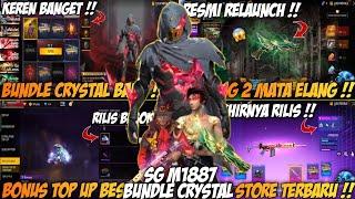 SG 2 RELAUNCH !! EVENT TERBARU, BOCORAN FF, SHOTGUN M1887 MATA ELANG, BONUS TOP UP, BUNDLE CRYSTAL