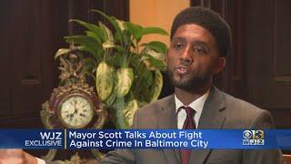 Mayor Brandon Scott talks about crime in Baltimore