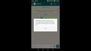 [FIXED] Whatsapp is currently recording audio.android.googlequicksearchbox