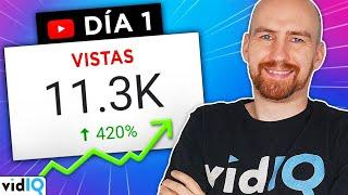 Cómo Tener MÁS VISTAS en YouTube en 24 horas | vidIQ en español