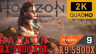 Horizon Zero Dawn RX 7900 XTX Ryzen 9 5900X Native 1440p Ultra Settings