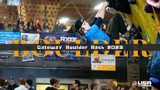 Gateway Boulder Bash 2023 Highlights - USA Climbing Youth Region 52