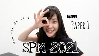 ADD MATHS REVISION | SPM 2021 (Paper 1) FULL