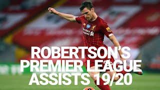 Every Andy Robertson assist in the Premier League 2019/20