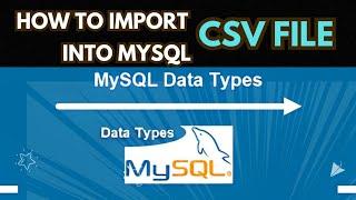 How to import a csv file into MySQL workbench