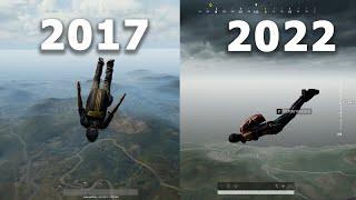 PUBG 2017 vs 2022 COMPARISON | THEN vs NOW