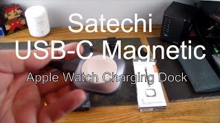 Satechi USB-C Portable Magnetic Apple Watch Charging Dock