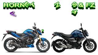 HONDA HORNET 2.0 BS6 VS YAMAHA FZ BS6 Detailed Comparison