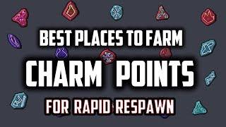 BESTIARY - BEST places to farm CHARM POINTS for RAPID RESPAWN