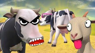 "La Vaca Lola and the Bull: Fun Adventure on the Farm | Berto Vaca Lola"