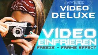 Create freeze frame - MAGIX VIDEO DELUXE 2021 - Tutorial German Beginner Guide