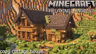 Cozy Cottage House - Minecraft Relaxing Longplay (No Commentary)