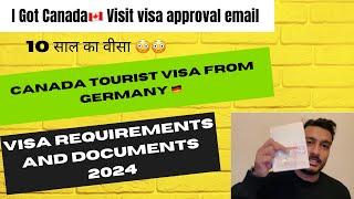 How to get Canada tourist visa part 1 | Canada Visit visa from Germany| How to apply for Canada Visa
