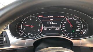 Audi A6 allroad facelift 3.0 BiTDI (320 hp) Average Fuel Consumption at 100 km/h & 130 km/h