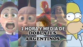 1 hora y media de doblajes argentinos - Fedebpolita