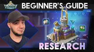 Lords Mobile Beginner's Guide EP2 - Research