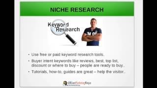 Introduction To Niche Research - Affiliate Marketing Ninjas Crash Course