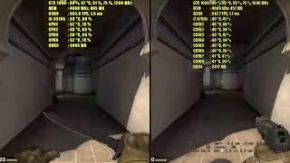 Counter Strike Global Offensive GTX 1060 OC with i5 3570k & i7 6700k | FRAME-RATE TEST