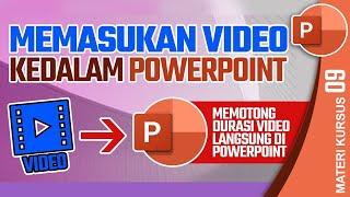 Cara memasukan Video ke dalam PowerPoint | PPT 9