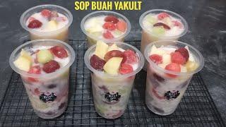 Sop Buah YAKULT Seger untukTakjil Puasa #short