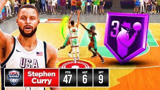 Team USA Steph Curry Build is LETHAL in NBA 2K24! BEST GUARD BUILD 2K24