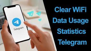 How to delete WiFi Data Usage Statistics in Telegram App?