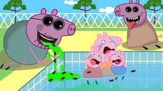 Zombie Apocalypse, Daddy Pig Zombie !! What's Peppa Doing??? | Peppa Pig Funny Animation