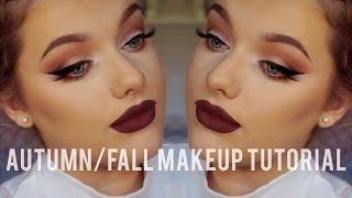 Autumn/Fall Make up Tutorial - Collab w/ Glitteralittle! | Rachel Leary