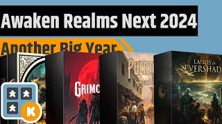 Awaken Realms Next 2024 - Castles of Burgundy, Puerto Rico, Grimcoven & Lands of Evershade