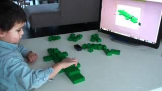 Lego Duplo Crocodile - Building instructions