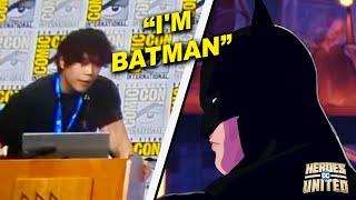 getting to announce that I voice Batman at SDCC