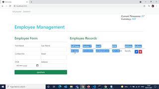 Employee Management Application in Angular 12  #project #angular