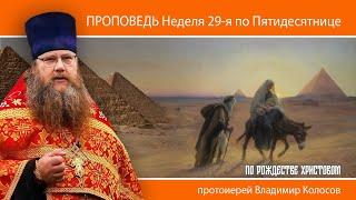 ПРОПОВЕДЬ. 29-я по Пятидесятнице, по Рождестве Христовом, прот. Владимир Колосов, 2025