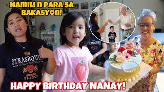 NAMILI NA PARA SA NALALAPIT NA BAKASYON NG PAMILYA!| HAPPY BIRTHDAY NANAY!| WarayinHolland