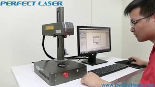 Perfect Laser Desktop Small Laser Etching Machine Demonstrating Video