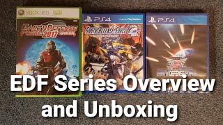 Earth Defense Force Series Collection and Unboxing (EDF!!!)