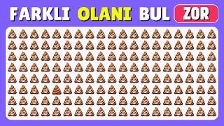 FARKLI OLANI BUL! Bu Test Seni Çok ZORLAYACAK  Zor Sorular Özel Emoji Bulmaca