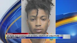 19-year-old charged with child porn