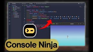 VSCode - Console Ninja