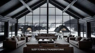 3 Hours of Thunder & Rainfall for Deep Sleep/ Rain Sound/ Lullaby Rainfall