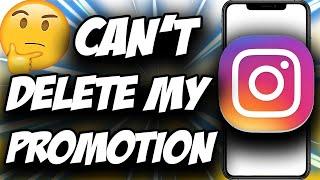 Error Deleting Promotion Instagram  How to Delete Promotion on Instagram