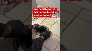 Watch this before you Install your Toilet it could save you thousands!!! #plumbing #service #plumber