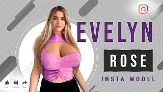 Evelyn Rose | Virtual plus-size model | Body Positivity Instagram Star Bio & info