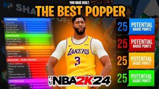 THE BEST POPPER BUILD in NBA 2K23! BEST ALL-AROUND SHOOTING CENTER BUILD IN NBA 2K24!!!