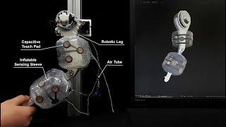 Lightweight Inflatable Sensing Sleeve for Increased Adaptability and Safety of Legged Robots