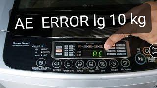 LG 10KG MODL WF-HD100fs WASHING MACHINE AE ERROR HOW TO REPAIR