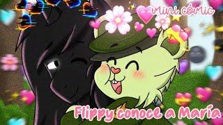Flippy conoce a María  Mini cómic Happy Tree Friends x Unicorns Wars