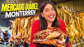 ¡Puro SABOR del NORTE!  ¡Así es el Mercado Juárez en MONTERREY!