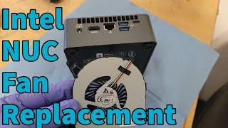 How to replace the fan on Intel NUC #intel