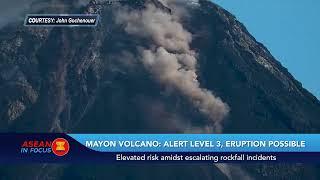 Mayon Volcano Alert Level 3, eruption possible